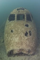 Plane cockpit. Stoney cove. D200, 16mm. by Derek Haslam 